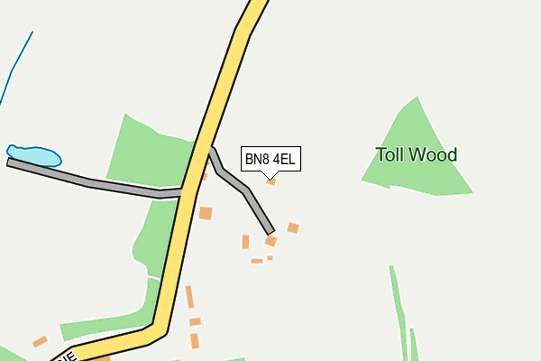 BN8 4EL map - OS OpenMap – Local (Ordnance Survey) BN8 4EL map - OS OpenMap – Local (Ordnance Survey)