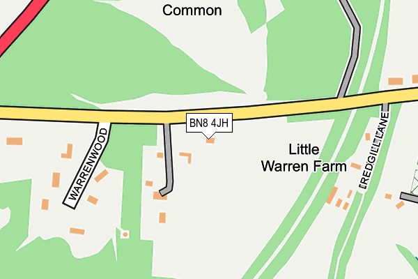 BN8 4JH map - OS OpenMap – Local (Ordnance Survey)