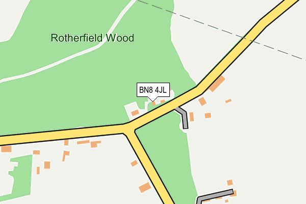 BN8 4JL map - OS OpenMap – Local (Ordnance Survey) BN8 4JL map - OS OpenMap – Local (Ordnance Survey)