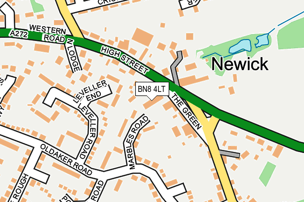 BN8 4LT map - OS OpenMap – Local (Ordnance Survey) BN8 4LT map - OS OpenMap – Local (Ordnance Survey)