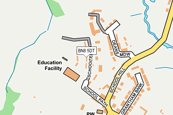 BN8 5DT map - OS OpenMap – Local (Ordnance Survey) BN8 5DT map - OS OpenMap – Local (Ordnance Survey)