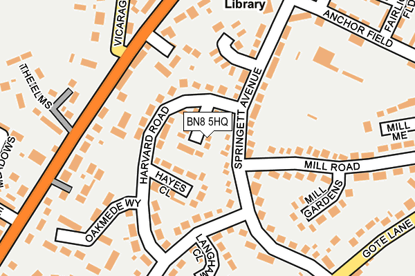 BN8 5HQ map - OS OpenMap – Local (Ordnance Survey) BN8 5HQ map - OS OpenMap – Local (Ordnance Survey)