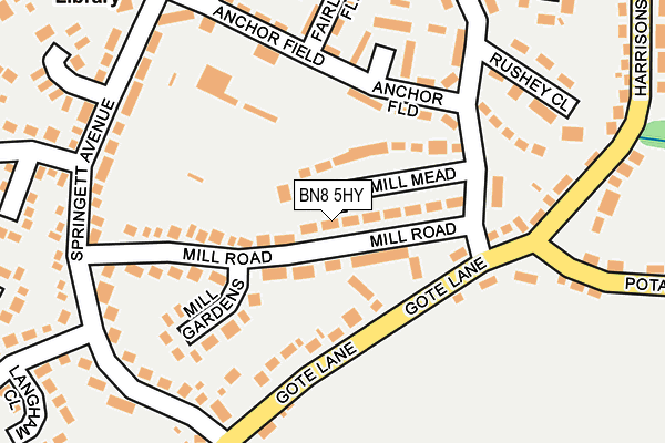 BN8 5HY map - OS OpenMap – Local (Ordnance Survey) BN8 5HY map - OS OpenMap – Local (Ordnance Survey)