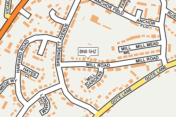 BN8 5HZ map - OS OpenMap – Local (Ordnance Survey) BN8 5HZ map - OS OpenMap – Local (Ordnance Survey)