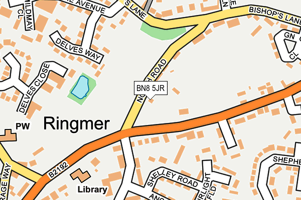 BN8 5JR map - OS OpenMap – Local (Ordnance Survey) BN8 5JR map - OS OpenMap – Local (Ordnance Survey)