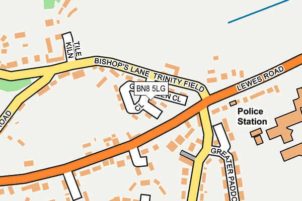 BN8 5LG map - OS OpenMap – Local (Ordnance Survey) BN8 5LG map - OS OpenMap – Local (Ordnance Survey)