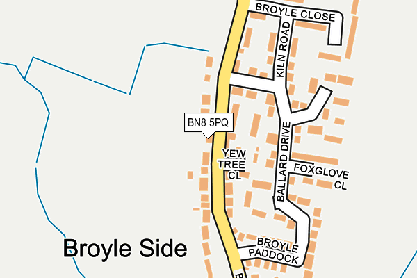 BN8 5PQ map - OS OpenMap – Local (Ordnance Survey) BN8 5PQ map - OS OpenMap – Local (Ordnance Survey)