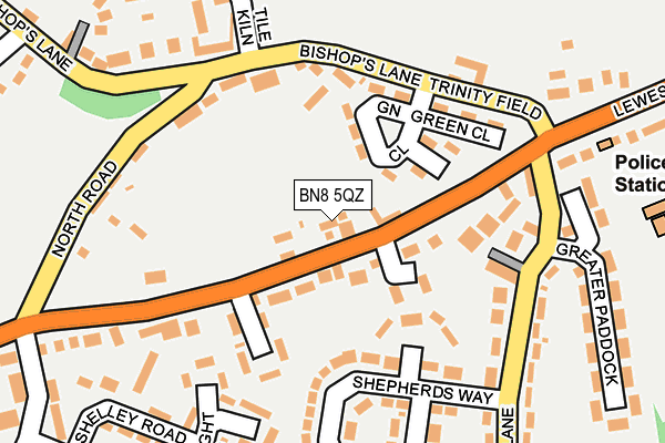 BN8 5QZ map - OS OpenMap – Local (Ordnance Survey) BN8 5QZ map - OS OpenMap – Local (Ordnance Survey)