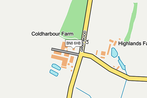 BN8 6HB map - OS OpenMap – Local (Ordnance Survey) BN8 6HB map - OS OpenMap – Local (Ordnance Survey)