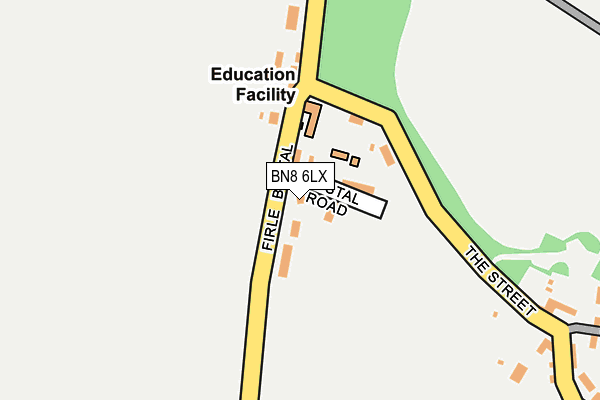 BN8 6LX map - OS OpenMap – Local (Ordnance Survey) BN8 6LX map - OS OpenMap – Local (Ordnance Survey)
