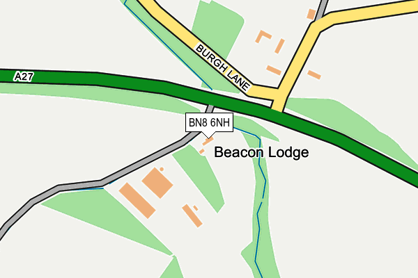 BN8 6NH map - OS OpenMap – Local (Ordnance Survey) BN8 6NH map - OS OpenMap – Local (Ordnance Survey)