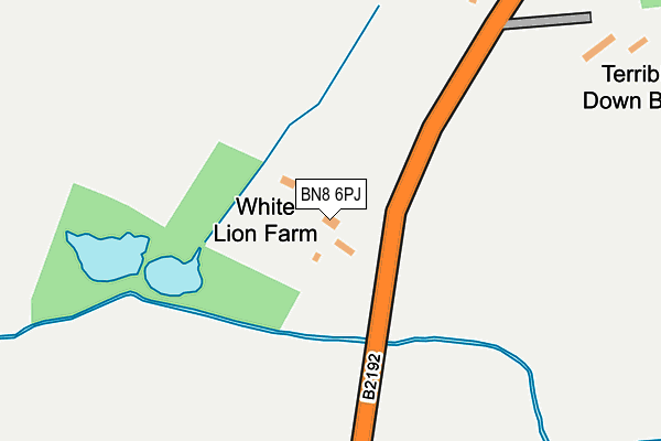 BN8 6PJ map - OS OpenMap – Local (Ordnance Survey) BN8 6PJ map - OS OpenMap – Local (Ordnance Survey)
