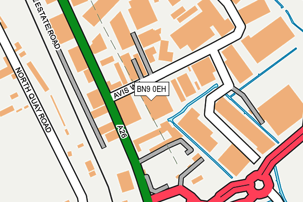 BN9 0EH map - OS OpenMap – Local (Ordnance Survey) BN9 0EH map - OS OpenMap – Local (Ordnance Survey)