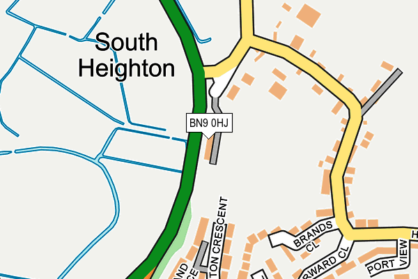 BN9 0HJ map - OS OpenMap – Local (Ordnance Survey) BN9 0HJ map - OS OpenMap – Local (Ordnance Survey)