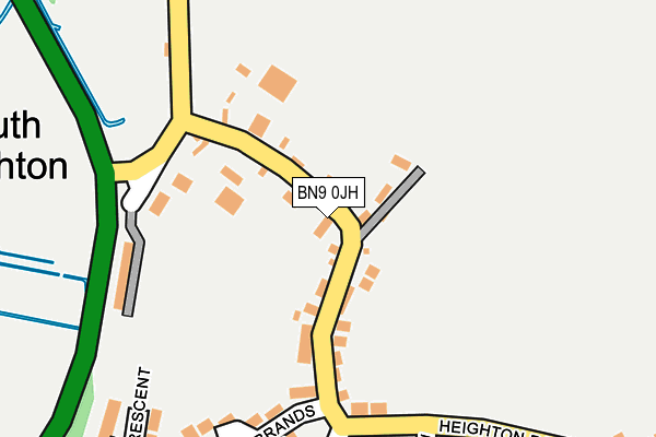 BN9 0JH map - OS OpenMap – Local (Ordnance Survey) BN9 0JH map - OS OpenMap – Local (Ordnance Survey)