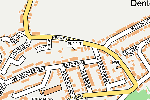 BN9 0JT map - OS OpenMap – Local (Ordnance Survey) BN9 0JT map - OS OpenMap – Local (Ordnance Survey)