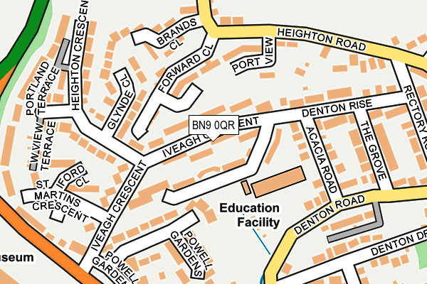 BN9 0QR map - OS OpenMap – Local (Ordnance Survey) BN9 0QR map - OS OpenMap – Local (Ordnance Survey)