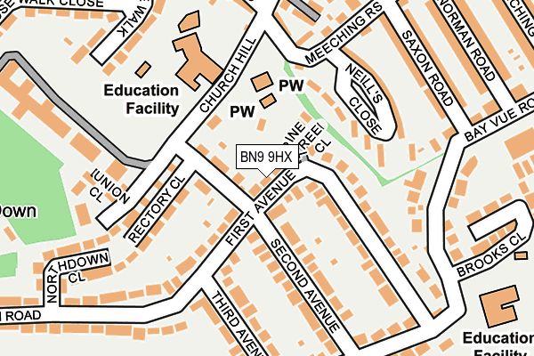 BN9 9HX map - OS OpenMap – Local (Ordnance Survey) BN9 9HX map - OS OpenMap – Local (Ordnance Survey)