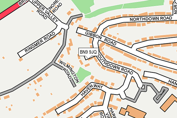 BN9 9JQ map - OS OpenMap – Local (Ordnance Survey) BN9 9JQ map - OS OpenMap – Local (Ordnance Survey)