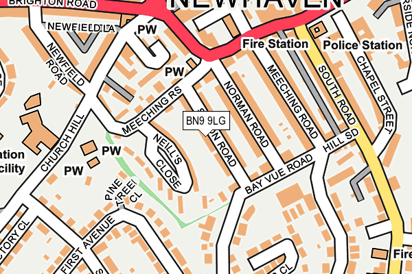 BN9 9LG map - OS OpenMap – Local (Ordnance Survey) BN9 9LG map - OS OpenMap – Local (Ordnance Survey)