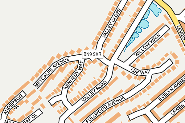 BN9 9XR map - OS OpenMap – Local (Ordnance Survey) BN9 9XR map - OS OpenMap – Local (Ordnance Survey)