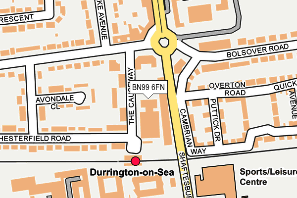 BN99 6FN map - OS OpenMap – Local (Ordnance Survey) BN99 6FN map - OS OpenMap – Local (Ordnance Survey)