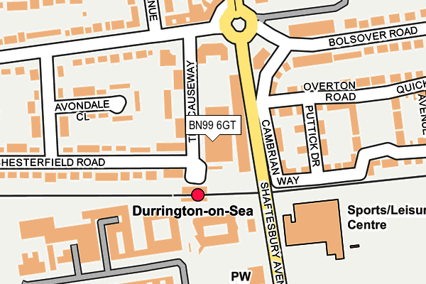BN99 6GT map - OS OpenMap – Local (Ordnance Survey) BN99 6GT map - OS OpenMap – Local (Ordnance Survey)