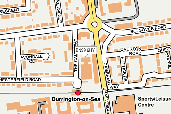 BN99 6HY map - OS OpenMap – Local (Ordnance Survey) BN99 6HY map - OS OpenMap – Local (Ordnance Survey)