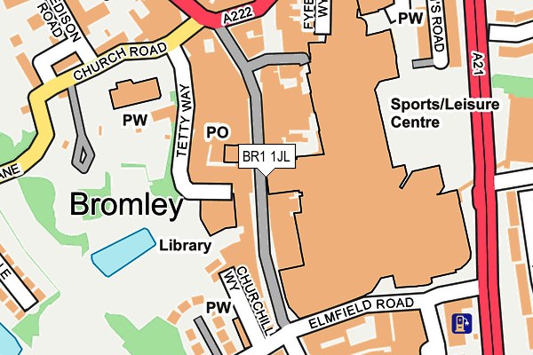 BR1 1JL map - OS OpenMap – Local (Ordnance Survey) BR1 1JL map - OS OpenMap – Local (Ordnance Survey)