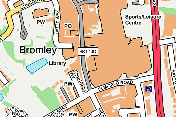 BR1 1JQ map - OS OpenMap – Local (Ordnance Survey) BR1 1JQ map - OS OpenMap – Local (Ordnance Survey)