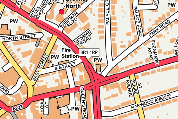 BR1 1RP map - OS OpenMap – Local (Ordnance Survey) BR1 1RP map - OS OpenMap – Local (Ordnance Survey)