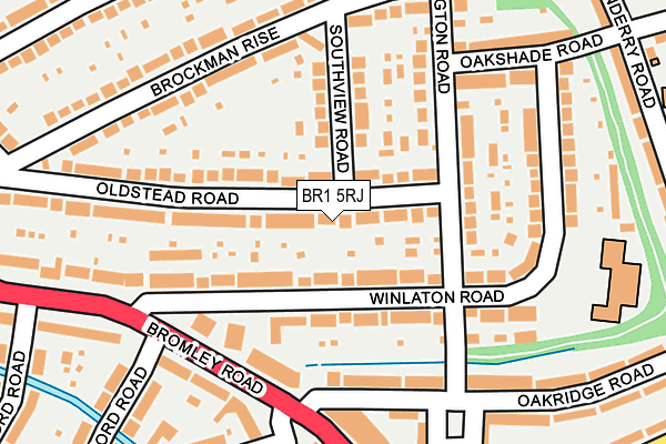 BR1 5RJ map - OS OpenMap – Local (Ordnance Survey) BR1 5RJ map - OS OpenMap – Local (Ordnance Survey)