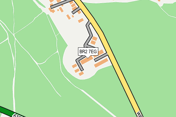 BR2 7EG map - OS OpenMap – Local (Ordnance Survey) BR2 7EG map - OS OpenMap – Local (Ordnance Survey)