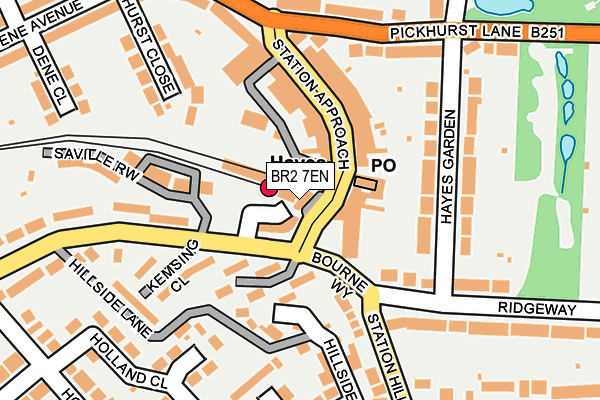 BR2 7EN map - OS OpenMap – Local (Ordnance Survey) BR2 7EN map - OS OpenMap – Local (Ordnance Survey)