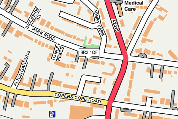 BR3 1QF map - OS OpenMap – Local (Ordnance Survey) BR3 1QF map - OS OpenMap – Local (Ordnance Survey)
