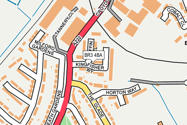 BR3 4BA map - OS OpenMap – Local (Ordnance Survey) BR3 4BA map - OS OpenMap – Local (Ordnance Survey)