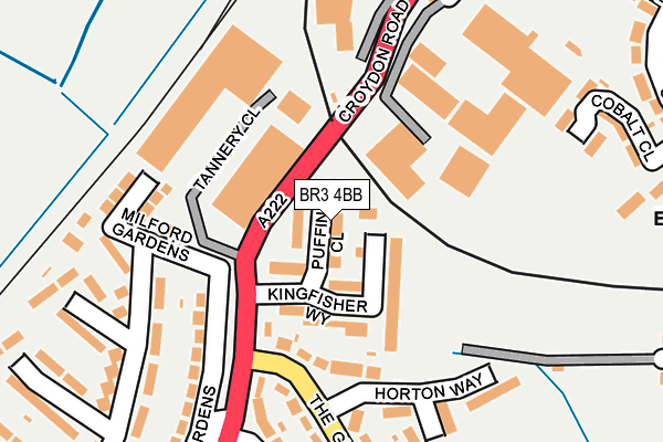 BR3 4BB map - OS OpenMap – Local (Ordnance Survey) BR3 4BB map - OS OpenMap – Local (Ordnance Survey)