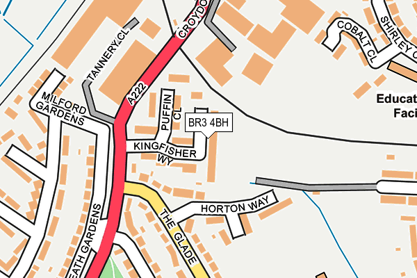 BR3 4BH map - OS OpenMap – Local (Ordnance Survey) BR3 4BH map - OS OpenMap – Local (Ordnance Survey)