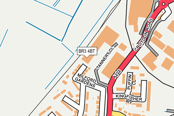 BR3 4BT map - OS OpenMap – Local (Ordnance Survey) BR3 4BT map - OS OpenMap – Local (Ordnance Survey)
