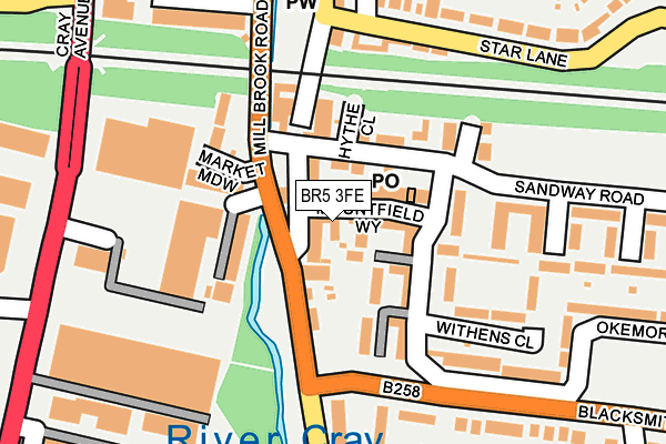 BR5 3FE map - OS OpenMap – Local (Ordnance Survey) BR5 3FE map - OS OpenMap – Local (Ordnance Survey)