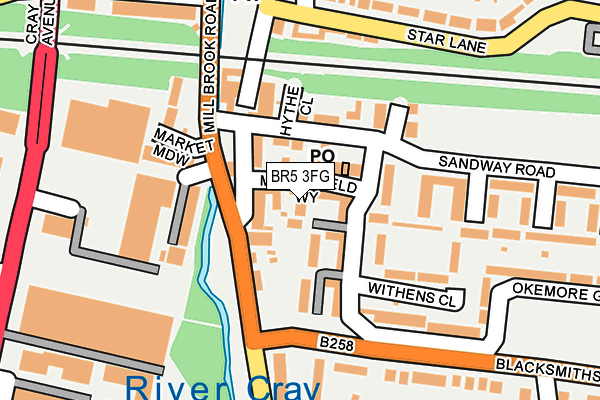 BR5 3FG map - OS OpenMap – Local (Ordnance Survey) BR5 3FG map - OS OpenMap – Local (Ordnance Survey)