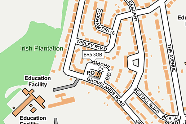 BR5 3GB map - OS OpenMap – Local (Ordnance Survey) BR5 3GB map - OS OpenMap – Local (Ordnance Survey)