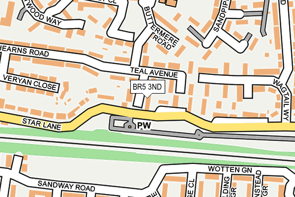BR5 3ND map - OS OpenMap – Local (Ordnance Survey) BR5 3ND map - OS OpenMap – Local (Ordnance Survey)