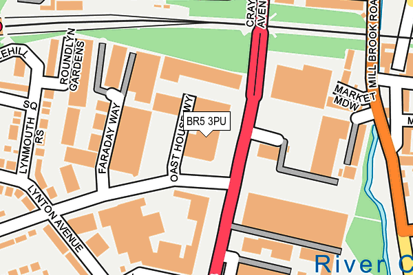 BR5 3PU map - OS OpenMap – Local (Ordnance Survey) BR5 3PU map - OS OpenMap – Local (Ordnance Survey)