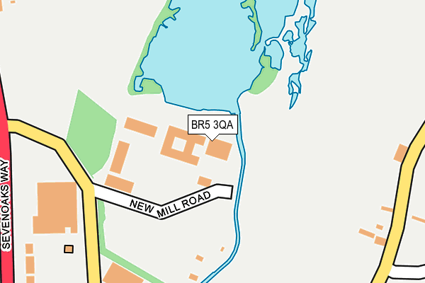 BR5 3QA map - OS OpenMap – Local (Ordnance Survey) BR5 3QA map - OS OpenMap – Local (Ordnance Survey)