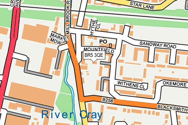 BR5 3QE map - OS OpenMap – Local (Ordnance Survey) BR5 3QE map - OS OpenMap – Local (Ordnance Survey)