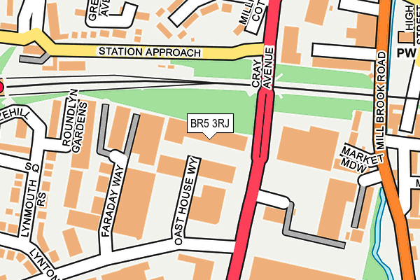 BR5 3RJ map - OS OpenMap – Local (Ordnance Survey) BR5 3RJ map - OS OpenMap – Local (Ordnance Survey)
