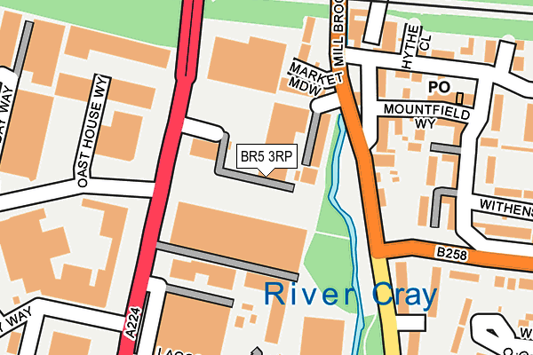 BR5 3RP map - OS OpenMap – Local (Ordnance Survey) BR5 3RP map - OS OpenMap – Local (Ordnance Survey)