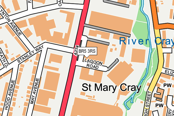 BR5 3RS map - OS OpenMap – Local (Ordnance Survey)