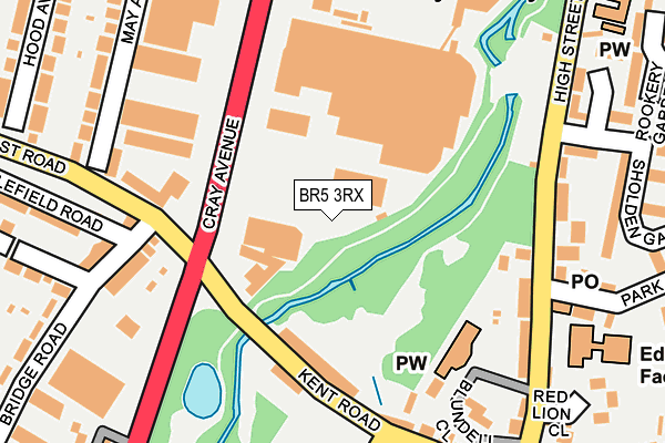 BR5 3RX map - OS OpenMap – Local (Ordnance Survey) BR5 3RX map - OS OpenMap – Local (Ordnance Survey)
